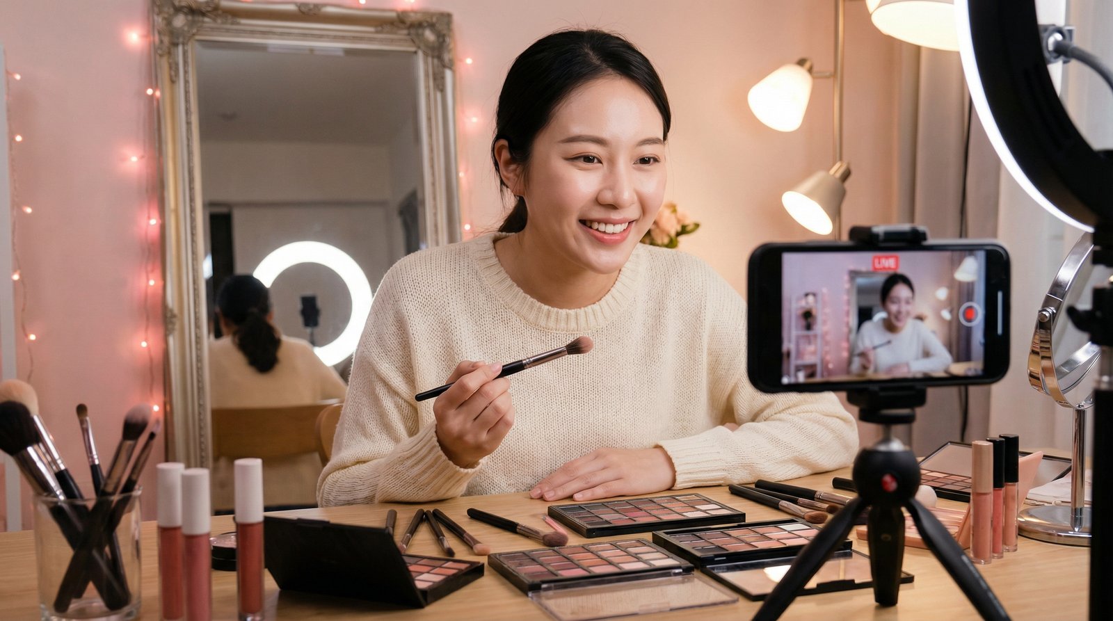 黑丝美妆视频教程